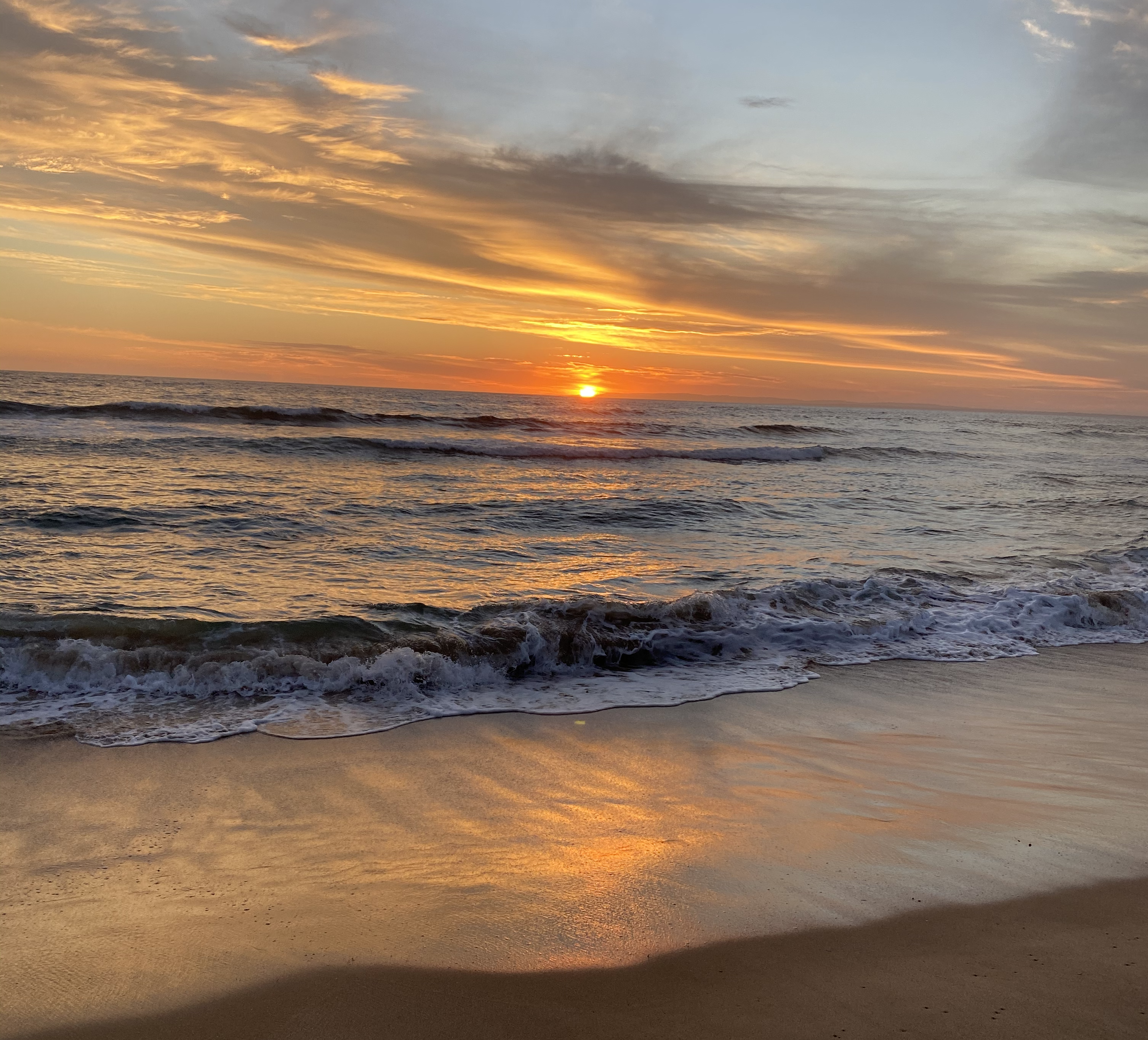 sunset backbeach Point Lonsdale, Wautharong land of the Kulin nation