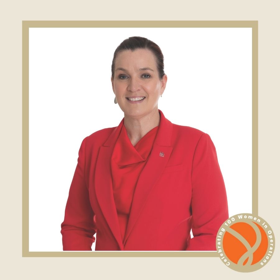 Headshot of Simone Thomassen - one of NAWO's 100 Women in Operations feature.